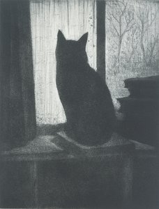 Le Chat, c.1920 (gravür ve aquatint)