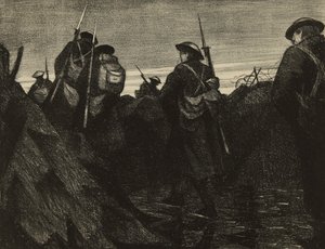 Şafakta kabartmalar by Christopher Richard Wynne Nevinson