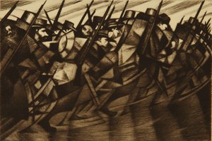 Siperlere Geri Dönüş by Christopher Richard Wynne Nevinson