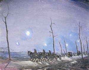 Verey Işıkları, 1918 by Christopher Richard Wynne Nevinson