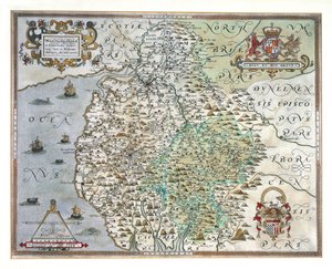 Westmorland ve Cumberland Haritası, 1576