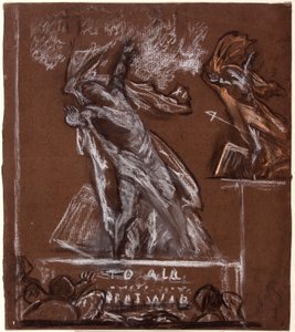Bir Savaş Anıtı için Şekil Çalışması, c1920. by Christopher Williams