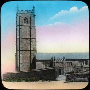 St Buryan Kilisesi, Cornwall, 19. yüzyılın sonu veya 20. yüzyılın başı by Church Army Lantern Department