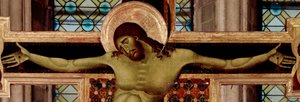 Haç Detayı. Cimabue (Cenni di Pepo) (1272-1302) 1268-1271 Dim 336x267 cm Arezzo, San Domenico Kilisesi ahşap üzerine Detrempe
