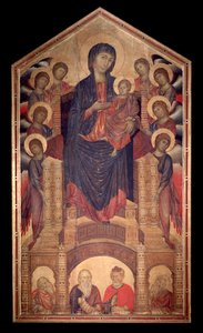 Maesta of the Holy Trinity (ahşap üzerine tempera