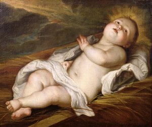 Bebek İsa by Circle of Anthony van Dyck
