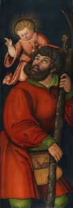 Almanca: Der heilige Christophorus Aziz Christopher by Circle of Lucas Cranach the Elder