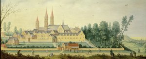 ಎಗ್ಮಂಡ್‌ಟರ್ಕ್‌ನ ಚಟೌ ಮತ್ತು ಅಬ್ಬೆ by Claes Jacobsz van der Heck