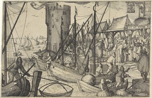 Balık Pazarı by Claes Jansz. Visscher (II)