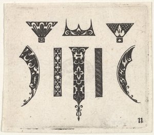 Sekiz Motifli Kara İş Baskısı, yakl. 1620.