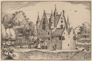 Kale by Claes Jansz Visscher after Johannes van Doetechum, the Elder after Lucas
