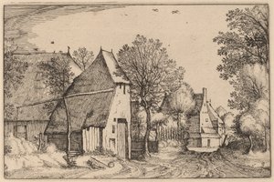 Köy Yolu by Claes Jansz Visscher after Johannes van Doetechum, the Elder after Lucas