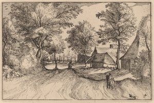 Köy Yolu by Claes Jansz Visscher after Johannes van Doetechum, the Elder after Lucas