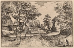 Köy Yolu by Claes Jansz Visscher after Johannes van Doetechum, the Elder after Lucas