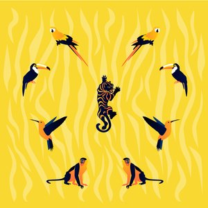 hayvanlar-sarı-siyah by Claire Huntley