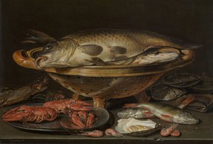Balıklı Natürmort, yaklaşık 1612-1621.