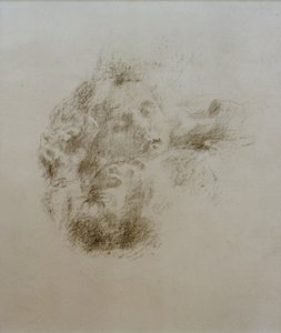 Uyuyan bir çocuğun başı by Clara Siewert