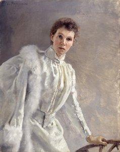 Otoportre, 1894. by Clara von Rappard