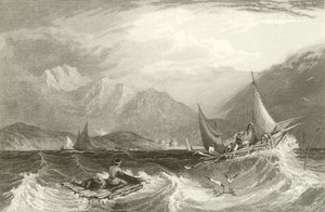 Bombay Limanı - Musonda balıkçı tekneleri by Clarkson Frederick Stanfield