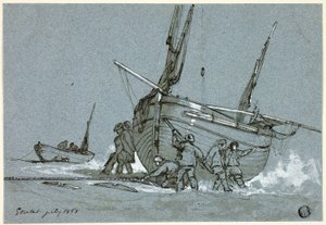 etretat by Clarkson Stanfield