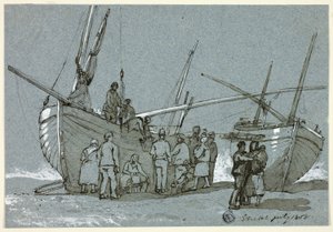 etretat by Clarkson Stanfield