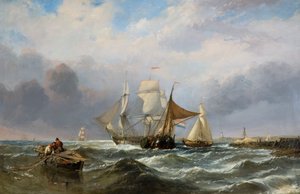 Hollanda Sahili Açıklarında Gemiler, 1829-1860.