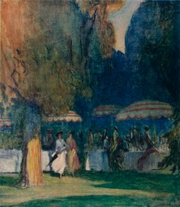 Kensington Bahçelerinde, 1914 by Claude Allin Shepperson