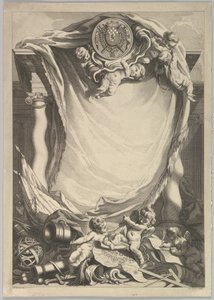Adanmışlık Plakası Çerçevesi, 18. yüzyıl. by Claude Augustin Duflos