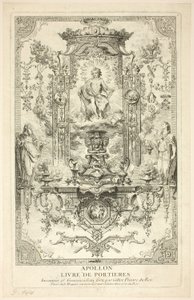 Apollon, Portieres Kitabından by Claude Gillot