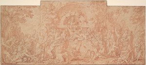 Tanrı Pan Festivali için Çalışma (La Fete du Dieu Pan) by Claude Gillot