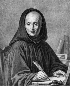 Alexis Loir (1640-1713) tarafından oyulmuş Jean Mabillon (1632-1707) portresi