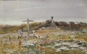 Kavşakta (kağıt üzerine suluboya)