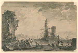 Limanda (İtalyan Limanı) by Claude Joseph Vernet