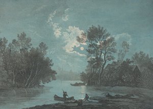 Ayışığından Balıkçılar, yak. 1750-1800. by Claude Joseph Vernet