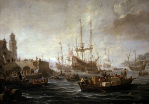 Deniz manzarası by Claude Joseph Vernet