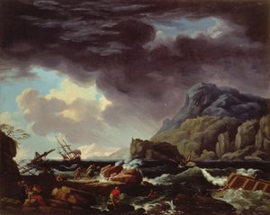 Bilinmeyen resim by Claude Joseph Vernet