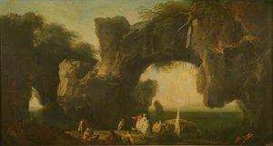 Sorrento'nun görünümü by Claude Joseph Vernet