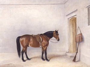 Eyerli Körfez Atış Midillisi by Claude L. Ferneley