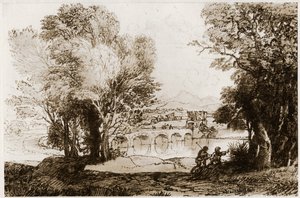 Bir İtalyan manzarası, 1913. by Claude Lorrain