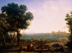 Köprüde Savaş, İmparatorlar Maxentius ve Konstantin arasındaki savaş, 1655. by Claude Lorrain