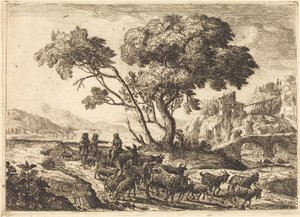 Tarlalara Ayrılış by Claude Lorrain
