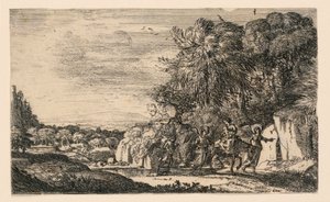 Mısır'a uçuş by Claude Lorrain