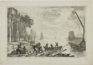 Rising Sun ile Liman Sahnesi by Claude Lorrain