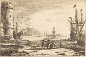 Büyük Kuleli Liman by Claude Lorrain