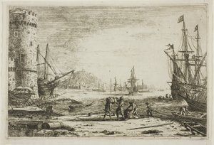 Büyük Kuleli Liman by Claude Lorrain
