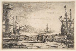 Büyük Kuleli Liman, ca. 1641. by Claude Lorrain
