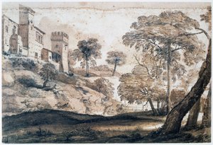 Geyik avı, 17. yüzyılın ortaları by Claude Lorrain