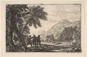 Eşkıyalarla Manzara, 1633. by Claude Lorrain