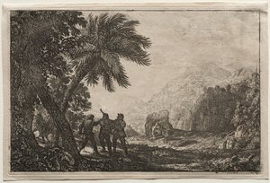 Eşkıyalarla Manzara, 1633. by Claude Lorrain