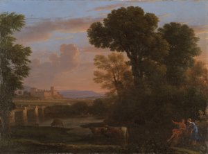 Pastoral Manzara, 1648 by Claude Lorrain
